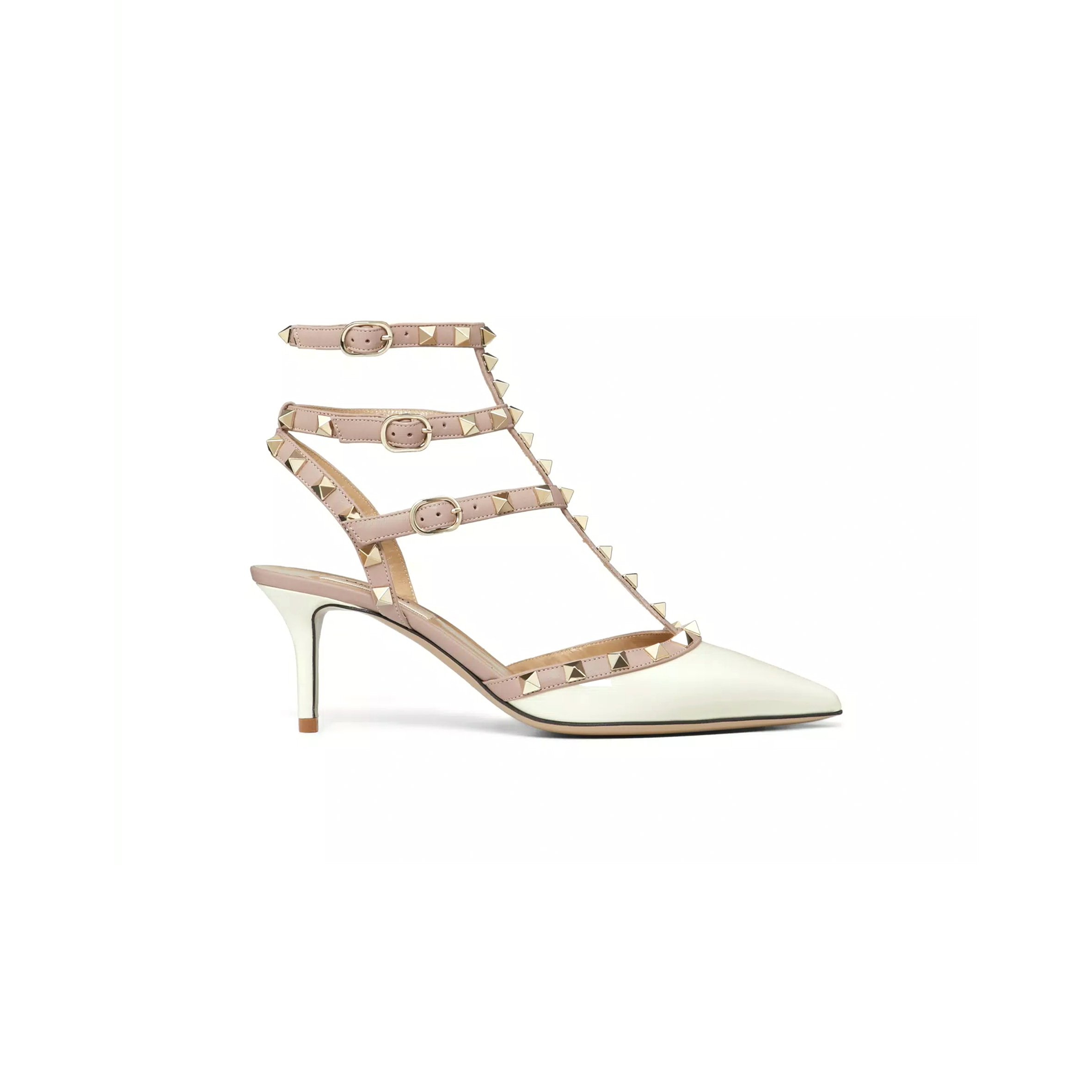 VALENTINO ROCKSTUD CAGED PUMP 65MM 5W2S0375VNW_L62